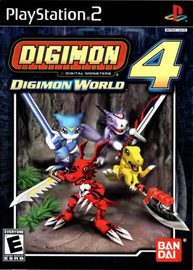 Digimon World 4 box cover front